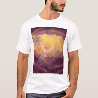 藤色の雲の天使 Tシャツ