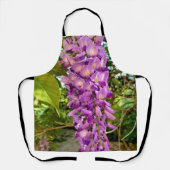 藤開花オールオーバープリントエプロン エプロン (正面)