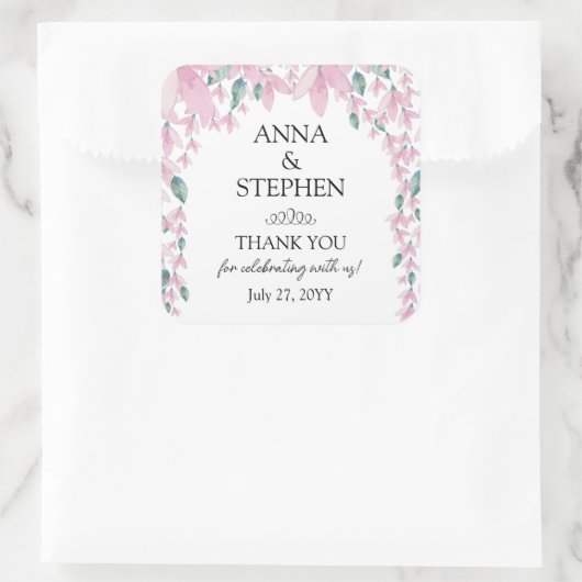 藤魅力的フローラ結婚ズ スクエアシール (バッグ)