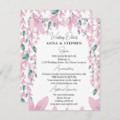 藤魅力的フローラ結婚詳細 エンクロージャーカード (正面/裏面)