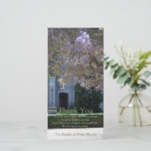 藤2のクリスチャンの悔やみや弔慰は写真カード感謝していしています サンキューカード (スタンド正面)