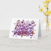 藤 カード (黄色い花)