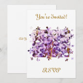 藤 招待状 (正面/裏面)