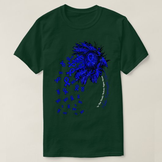 藻類脳脊髄炎認識度ヒマワリのノボ Tシャツ (デザイン正面)