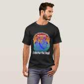 藻類脳脊髄炎認識度Cfs戦士 Tシャツ (正面フル)