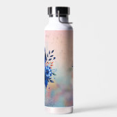 藻類脳脊髄炎ME/CFS認識度リボン ウォーターボトル (左面)