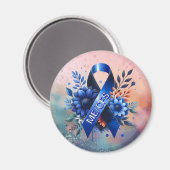 藻類脳脊髄炎ME/CFS認識度リボン マグネット (正面/裏面)