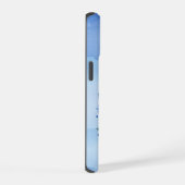 藻類脳脊髄炎ME/CFS認識度リボン iPhone 15ケース (右側面)