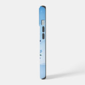 藻類脳脊髄炎ME/CFS認識度リボン iPhone 15ケース (左側面)