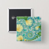 藻-フラクタル 缶バッジ (正面&裏面)