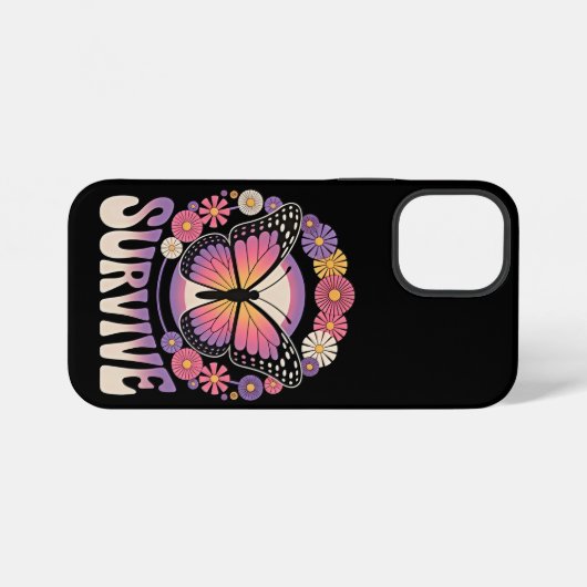 蘇る蝶 iPhoneケース (裏面横)