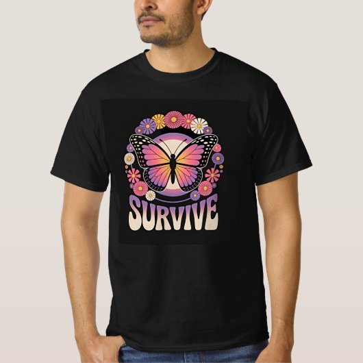 蘇る蝶 Tシャツ (正面)