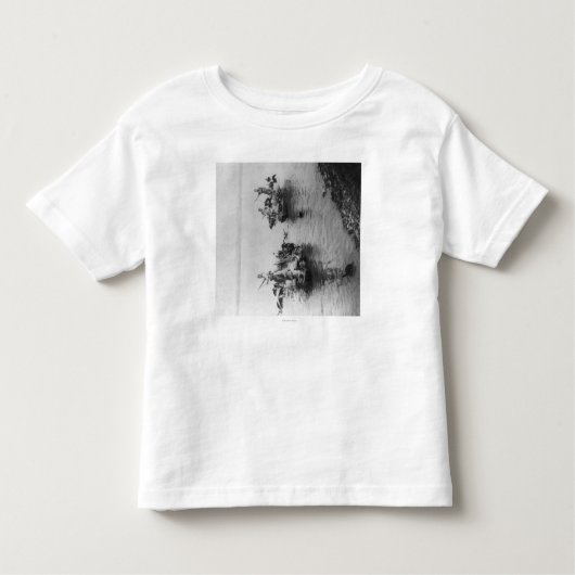 蘇州の中国の大運河の採取 トドラーTシャツ (正面)