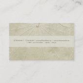 蘭および葉 名刺 (裏面)