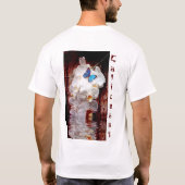 蘭およびButterflys Tシャツ (裏面)