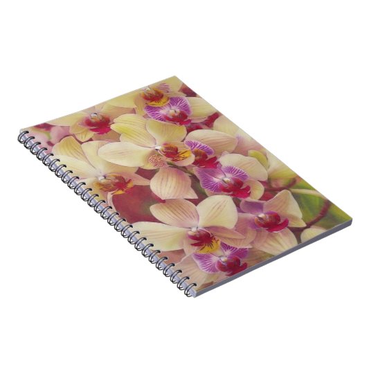 蘭かわいらし花アートジャーナル手帳 ノートブック (右側)