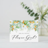 蘭とクンカートが花の女の子になる ポストカード (スタンド正面)