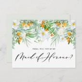 蘭とクンクアッツが私のメイド・オブ・オーナー（花嫁付き添い人） ポストカード (正面/裏面)