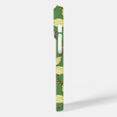 蘭とチェーン、黄色とケリーグリーン Case-Mate iPhoneケース (裏面 / 左)