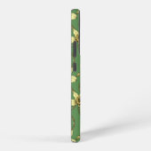 蘭とチェーン、黄色とケリーグリーン SAMSUNG GALAXYケース (右側面)