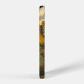 蘭とハチドリ ヘッド iPhoneケース (右側面)