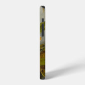 蘭とハチドリ ヘッド iPhoneケース (左側面)