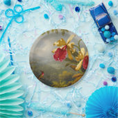 蘭とハミングバードヘード ペーパープレート (パーティー)