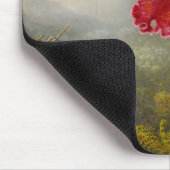 蘭とハミングバードヘード マウスパッド (コーナー)