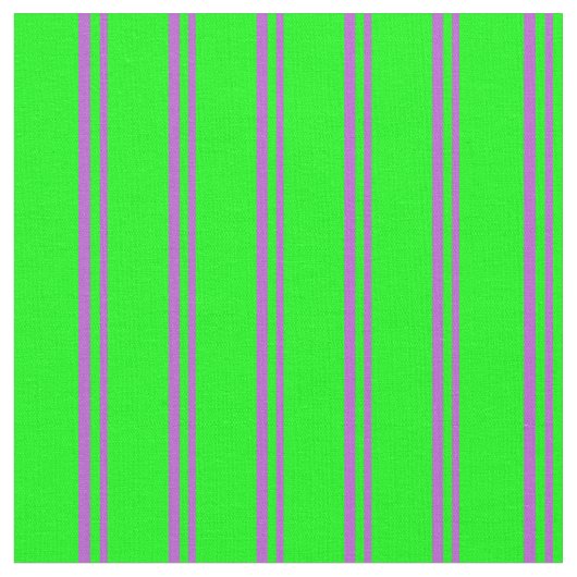 蘭とライムの色の線のパターン ファブリック (クローズアップ)