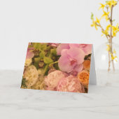 蘭と牡丹の空白の札 カード (黄色い花)