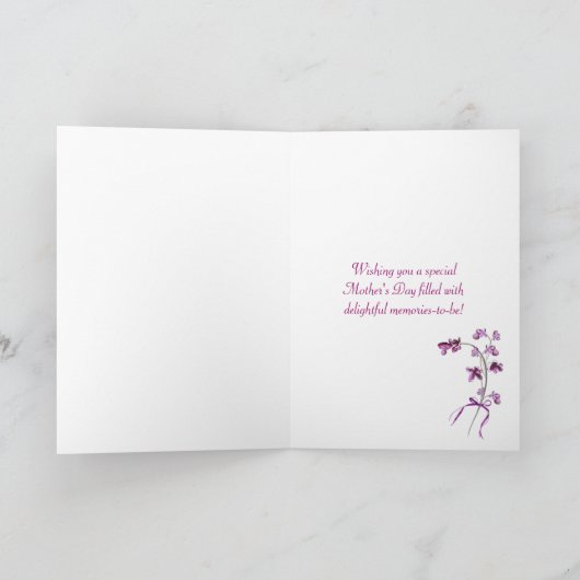 蘭と蝶 カード (内部)