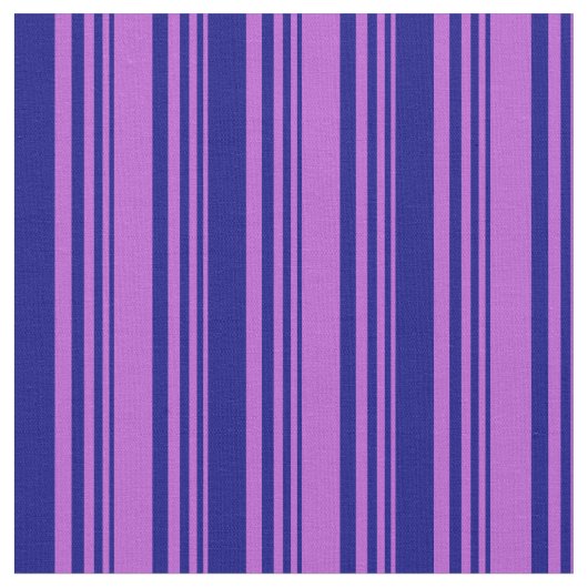 蘭と青の色の線のパターン ファブリック (クローズアップ)