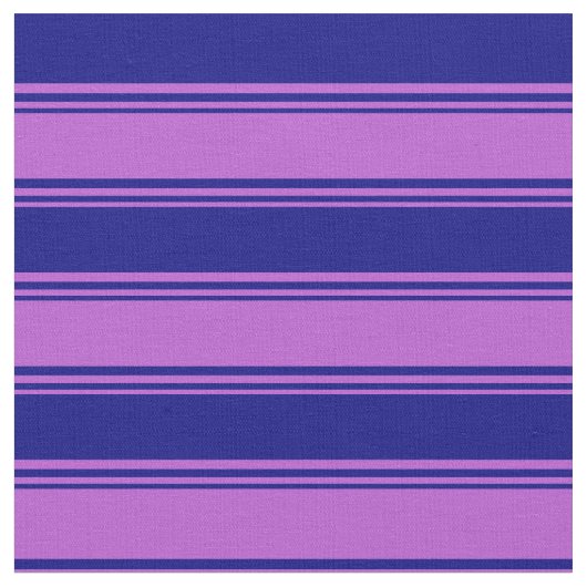 蘭と青の色の線 ファブリック (クローズアップ)