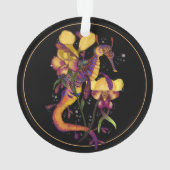 蘭のある雑草のようなセドラゴン オーナメント (裏面)