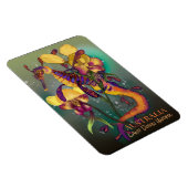 蘭のある雑草のようなセドラゴン マグネット (右側)