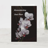 蘭のお母さん死亡記念日カード カード (正面)