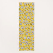 蘭のからし模様 ヨガマット (正面)