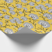 蘭のからし模様 ラッピングペーパー (角)