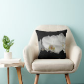 蘭のアメリカ人のMoJoの白い枕 クッション (椅子)