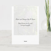 蘭のグリーティングカード カード (裏面)