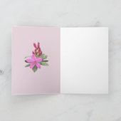 蘭のシャクナゲは大事な行事を芽カスタマイズ カード (内部)