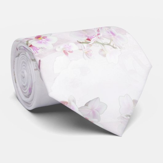 蘭のタイ ネクタイ (ロール)
