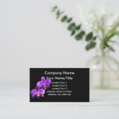 蘭のビジカスタムネスカードテンプレート 名刺 (スタンド正面)