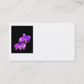 蘭のビジカスタムネスカードテンプレート 名刺 (裏面)