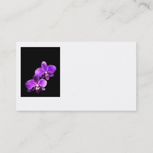 蘭のビジカスタムネスカードテンプレート 名刺 (裏面)