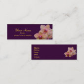 蘭のプロフィールカード スキニー名刺 (正面/裏面)