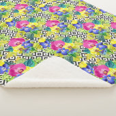 蘭のベゴニアおよびシュロの葉 シェルパブランケット (3/4)