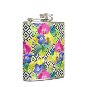 蘭のベゴニアおよびシュロの葉 フラスク (右)