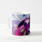 蘭のマグ コーヒーマグカップ (正面左)