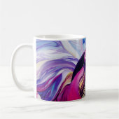 蘭のマグ コーヒーマグカップ (左)